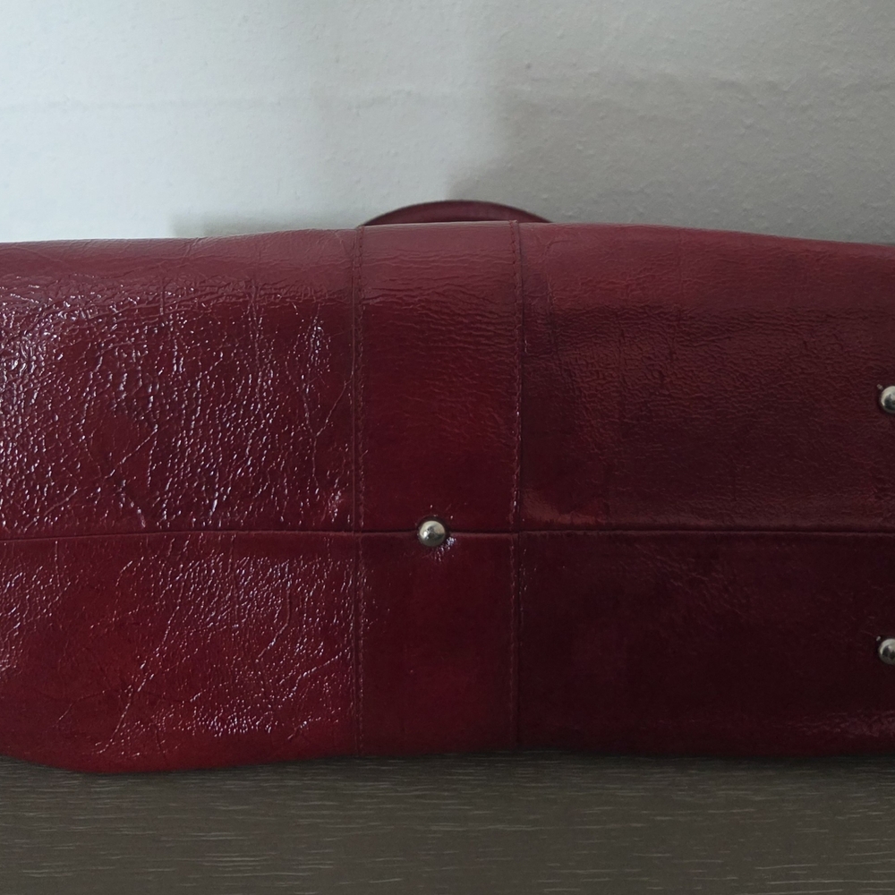 Red and Blue Patterned Handbag - Picture 5 of 5